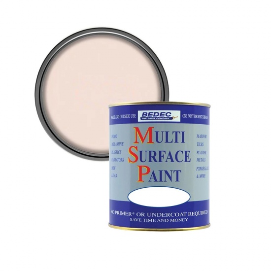 Bedec Multi Surface Paint Soft Satin 750ml - Blush