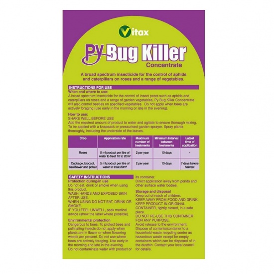 Vitax PY Bug Killer Concentrate 250ml