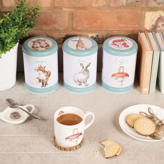 Wrendale 'The Country Set' Tea, Coffee, Sugar Canisters