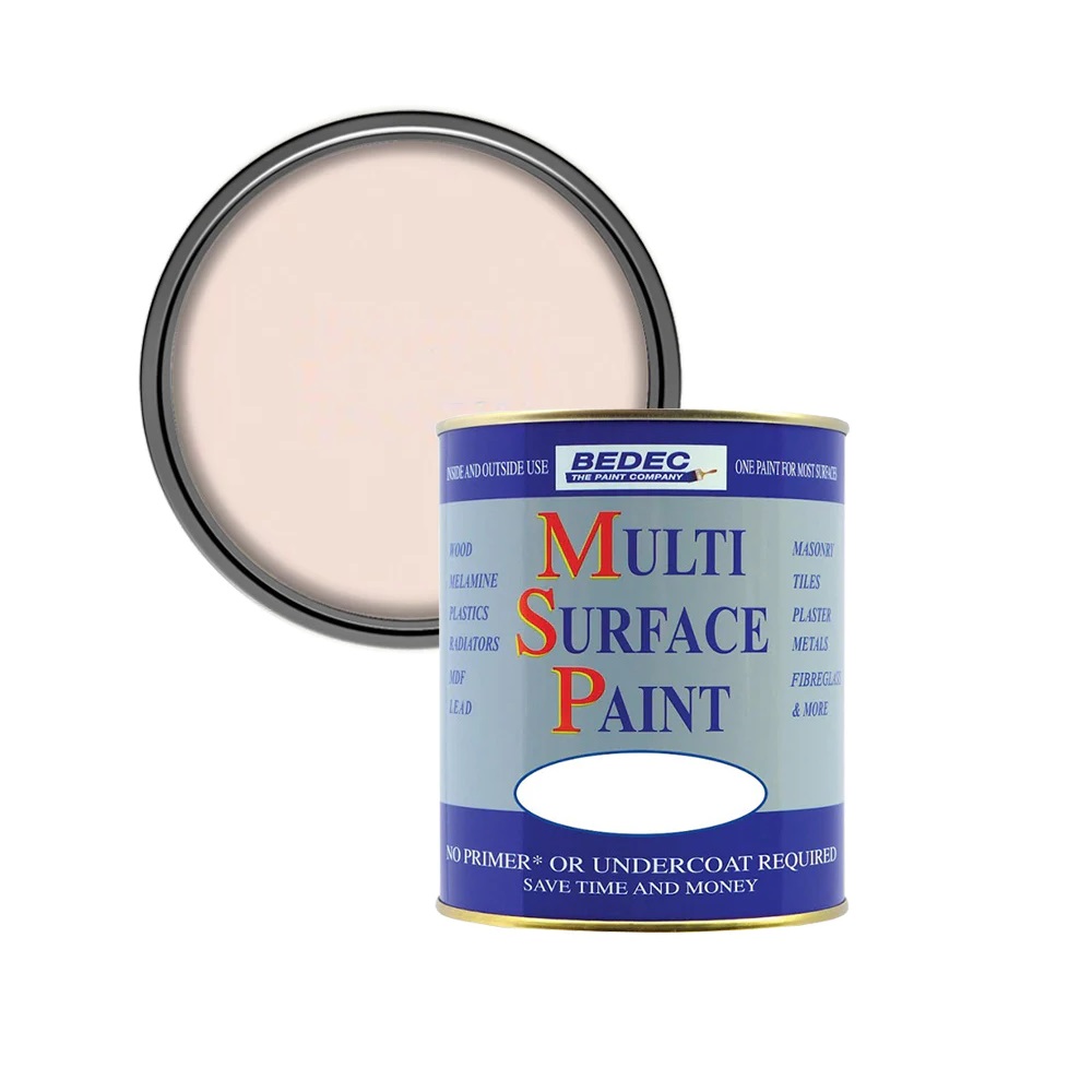 Bedec Multi Surface Paint Soft Satin 750ml Blush