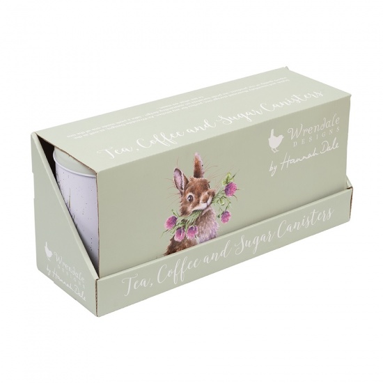 Wrendale 'The Country Set Tea coffee Sugar Canisters (Green)