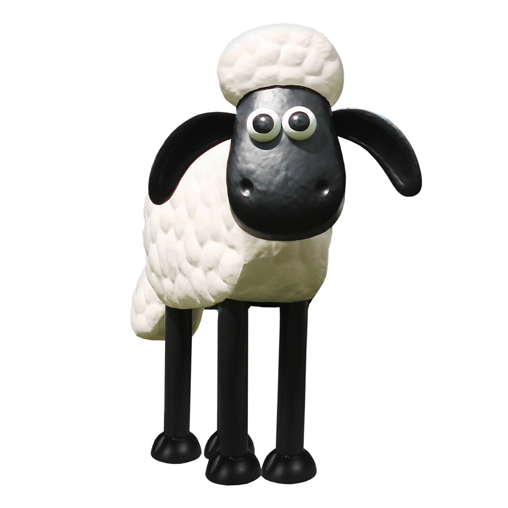 Shaun The Sheep Large Metal Sculpture Garden Ornament